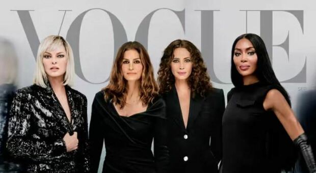 Vogue, la copertina delle super top diventa un caso: «Troppo Photoshop». Ma la rivista smentisce: «Normale editing»