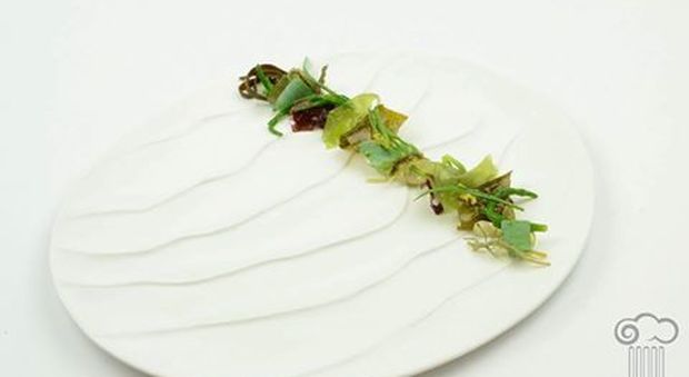 L'insalata di alghe dello chef Emanuele Scarello
