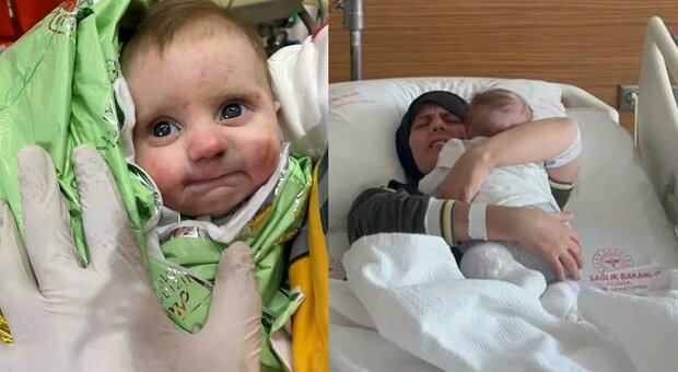 Il miracolo di Gizem, la bimba di 3 mesi salvata dal terremoto: 128 ore sotto le macerie, ora ha ritrovato la mamma