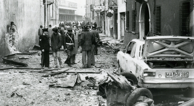 Un'immagine della devastazione di 40 anni fa a Rovigo