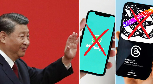 «Via Whatsapp e Threads dall'App Store», la Cina mette al bando le applicazioni per i contenuti provocatori contro Xi Jinping