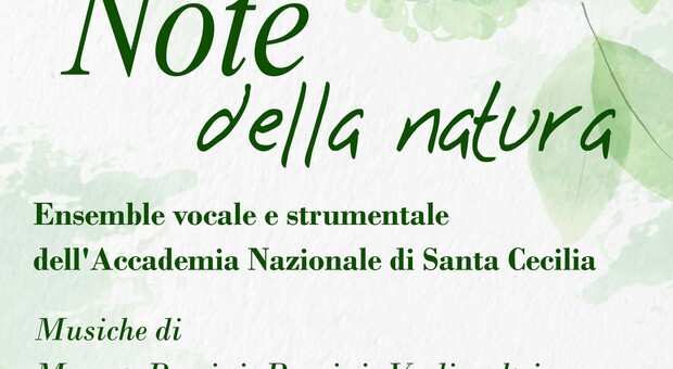 Note della natura, il 1° agosto concerto a Cittareale con l’Accademia Nazionale di Santa Cecilia