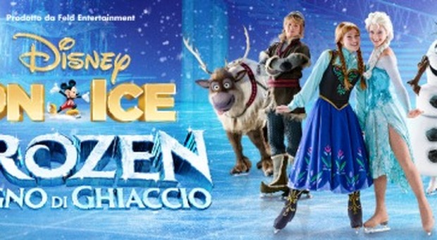 Frozen arriva al Palazzo dello Sport per la prima volta lo show sul ghiaccio