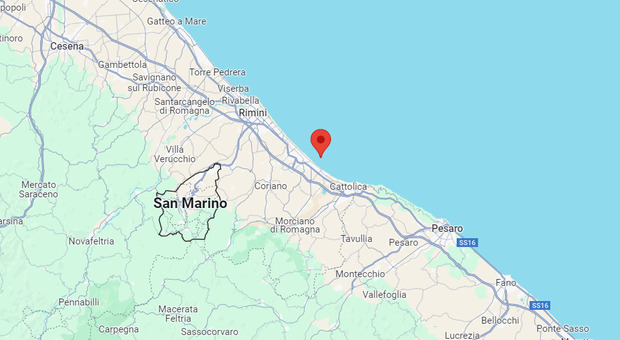Terremoto Rimini, scossa 3.5 sulla costa a Riccione: avvertita da Cervia a Pesaro