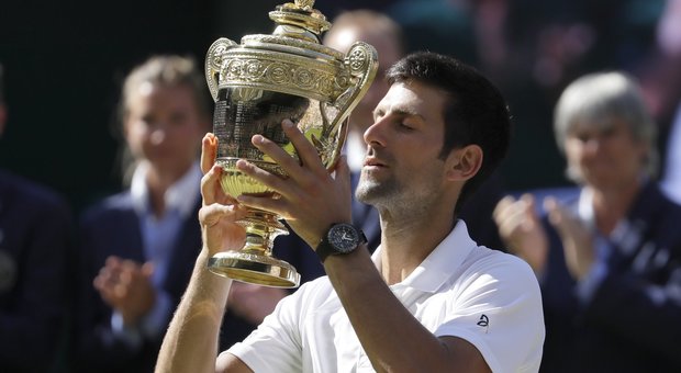 Djokovic conquista Wimbledon per la quarta volta: battuto Anderson in 3 set