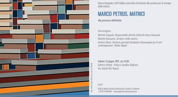 “Matrici”, il progetto di Petrus alle Gallerie d’Italia a Palazzo Zevallos Stigliano