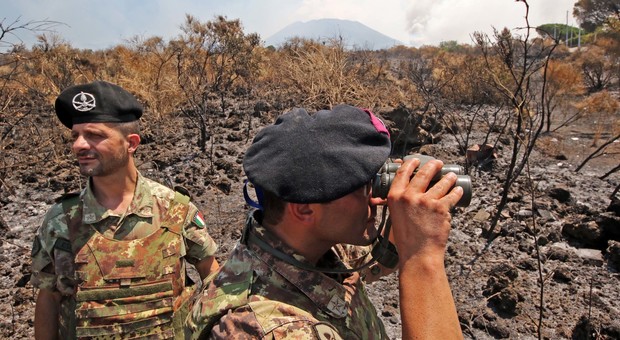 Vesuvio, verifica dei lavori nel Parco dopo i devastanti incendi del 2017