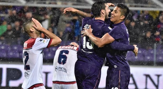 Fiorentina-Crotone 1-1: Falcinelli e la pioggia frenano la rincorsa viola