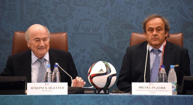 Michel Platini e Sepp Blatter