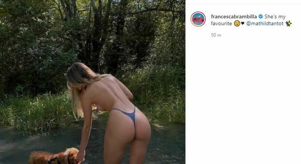 Francesca Brambilla senza veli su Instagram, la ex Madre Natura come mamma l'ha fatta scatena i followers FOTO