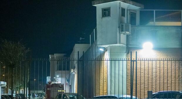 I pompieri intervenuti al carcere minorile di Treviso