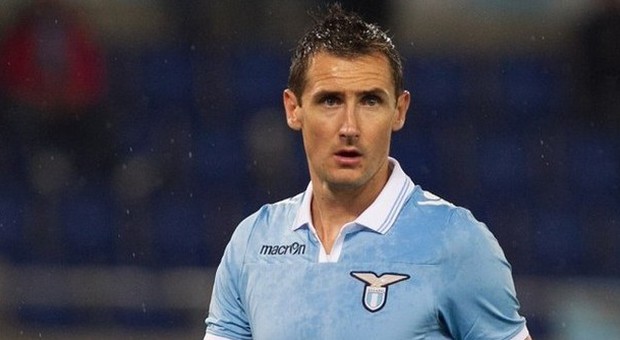 Miro Klose, 36 anni attaccante della Lazio