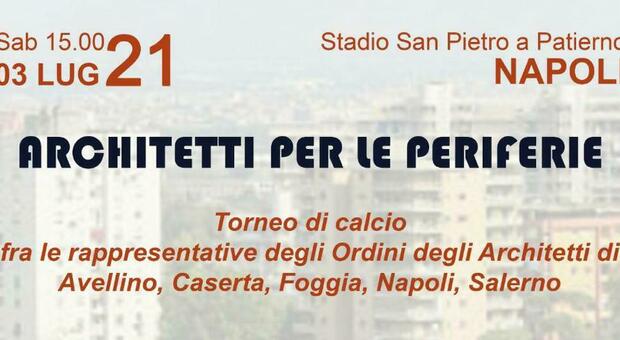 «Architetti per le periferie»: torneo di calcio nella Campania da non dimenticare