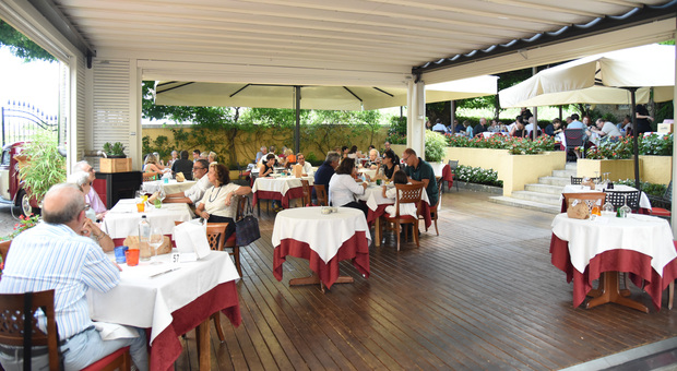 Il ristorante Ballotta a Torreglia (foto d'archivio)