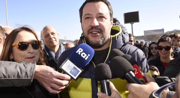 Matteo Salvini in Sardegna per il tour elettorale