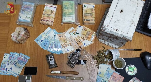 Sequestro di soldi e droga della Polizia