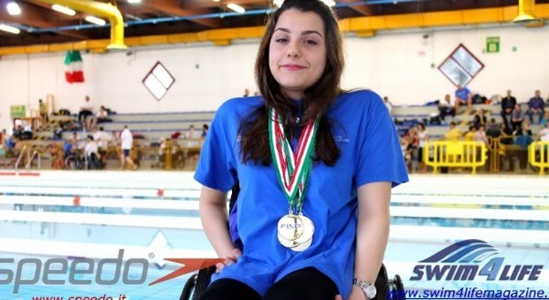 Angela Procida, sogno mondiale «Il mio nuoto senza limiti»