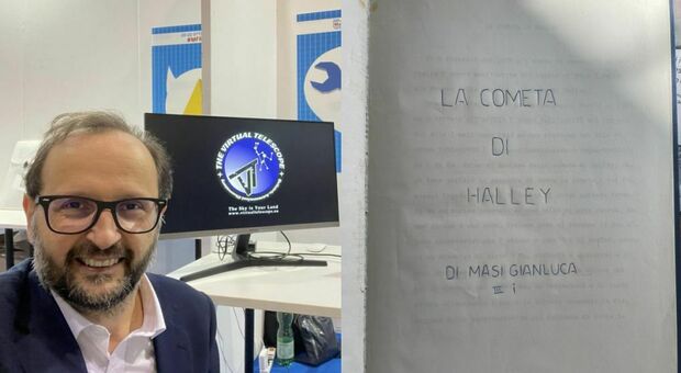 Gianluca Masi festeggia 52 anni: la tesina del 1986 sulla Cometa di Halley osservata da Ceccano