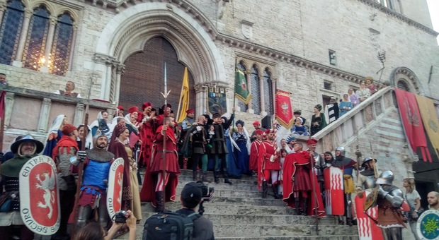 Porta Eburnea vince il Palio 2023 di Perugia 1416