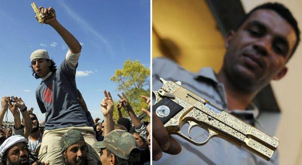 Il ragazzo della pistola d'oro di Gheddafi: «Non fui io a strappargliela»