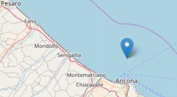 Marche, scossa di terremoto all'alba Epicentro a 8 chilometri da Ancona