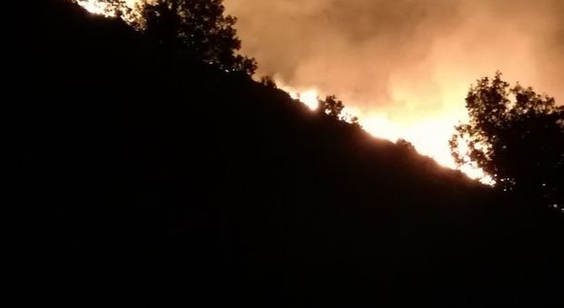Monte Nero in fiamme