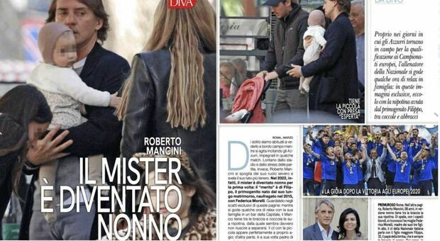 Roberto Mancini: periodo complicato in Nazionale (senza attaccanti e difensori), felice in casa da quando è diventato nonno di Sofia
