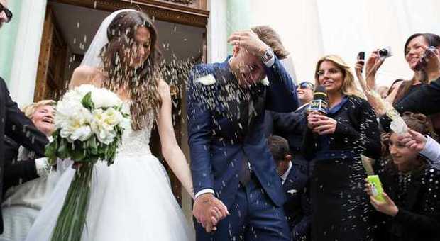 Immobile sposa Jessica in Abruzzo è festa grande per il bomber azzurro