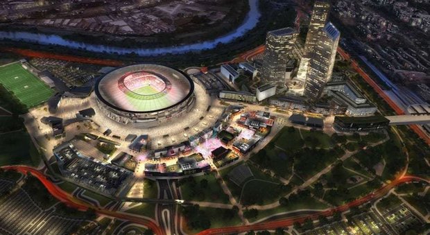 Villarreal, gaffe di Soldado: «Espugniamo l'Olimpico» ma posta la foto del nuovo stadio