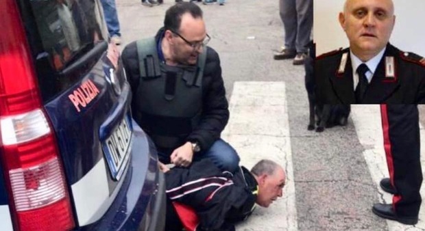 Carabiniere ucciso, Salvini pubblica la foto del killer: «Un infame, non merita di uscire di galera»