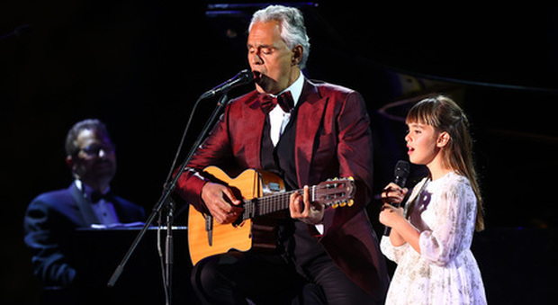 Andrea Bocelli con la figlia Virginia