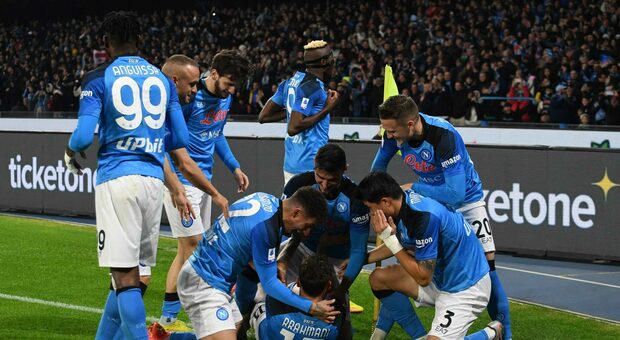 Il Napoli fa festa contro la Juventus