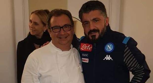 Napoli, Gattuso e De Laurentiis a cena dallo chef stellato dopo il ko
