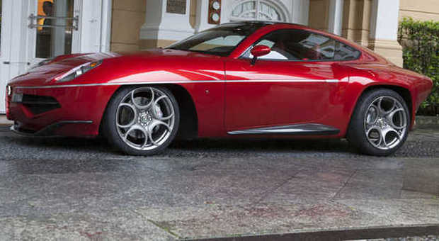 L'Alfa Romeo Disco Volante realizzata da Touring che ha trionfato al Cocorso di Eleganza di Villa d'Este