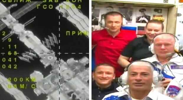 La navetta russa "Yuri Gagarin" raggiunge la stazione spaziale a 60 anni dal primo uomo nello spazio