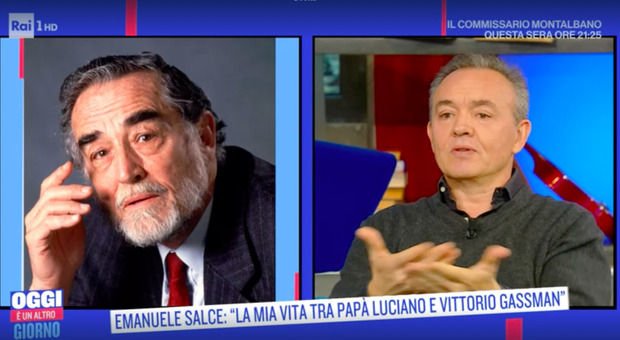 Emanuele Salce a Oggi è un altro giorno: «Il mio rapporto con il mio patrigno Vittorio Gassman»