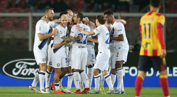 Lecce-Inter 0-4, le pagelle: Frattesi garra e gamba, Mkhitaryan Highlander, Lautaro "centenario" scatenato