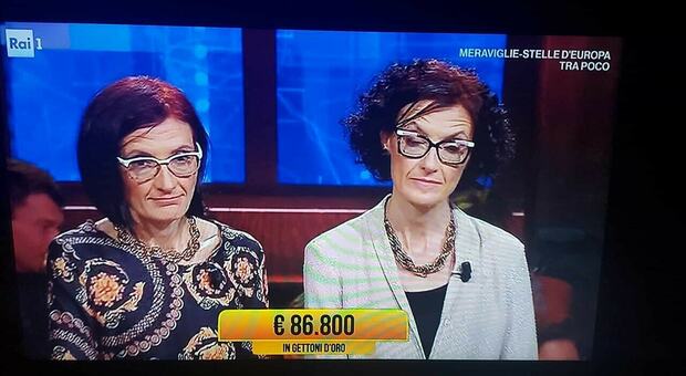 Non indovinano il parente misterioso, due gemelle di Sora perdono 86.800 euro ai "Soliti Ignoti"
