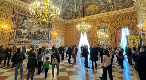 L’inaugurazione a Palazzo Reale