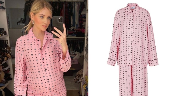 Chiara Ferragni, il pigiama usato in clinica dopo il parto è sold out in poche ore. Ecco quanto costa e dove trovarlo