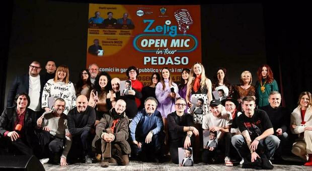 Pedaso è la capitale della comicità, scelti in teatro i finalisti per Zelig. Successo per la seconda serata, Macchini mattatore