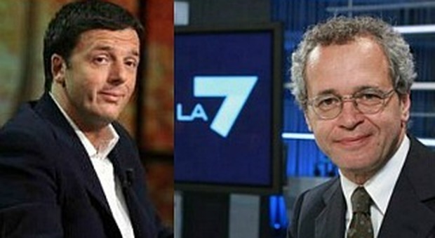 Mentana attacca Renzi in diretta: «La smetta di prendersela con la tv»