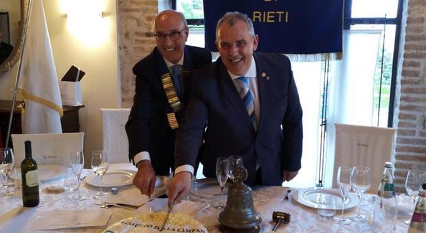 Rotary club Rieti: «passaggio della campana» tra Francesco Maria Palomba e il nuovo presidente Giulio Mario Pizzòli