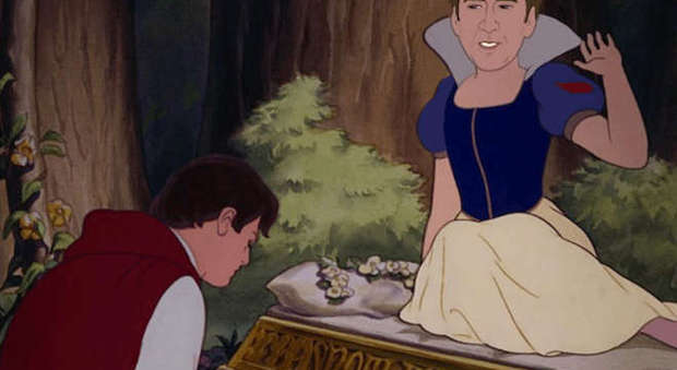 immagine Le principesse Disney con il volto di Nicolas Cage