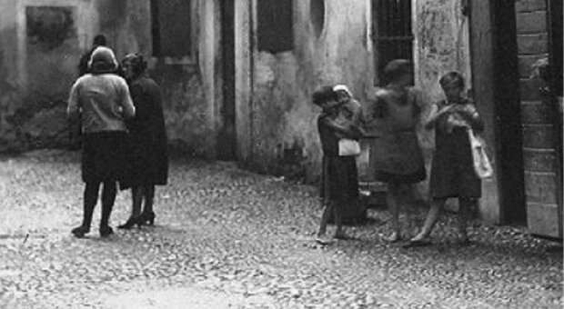 Una vecchia immagine della zona della Cae de Oro, il luogo che fino al 1944 era la zona della prostituzione in città