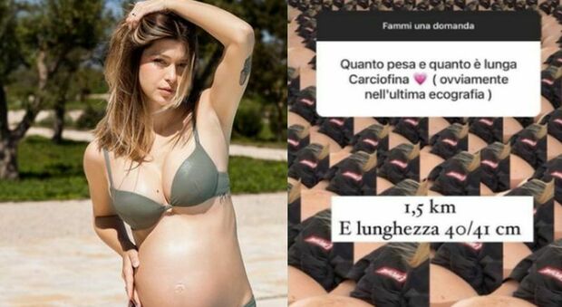 Natalia Paragoni, che gaffe su Instagram: «La mia bimba è lunga 1,5 chilometri». E i social si scatenano