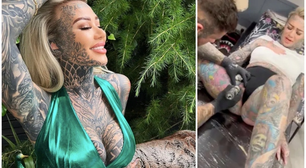 Becky Holt, la star di OnlyFans con le parti intime più tatuate al mondo: «Un dolore incredibile» FOTO