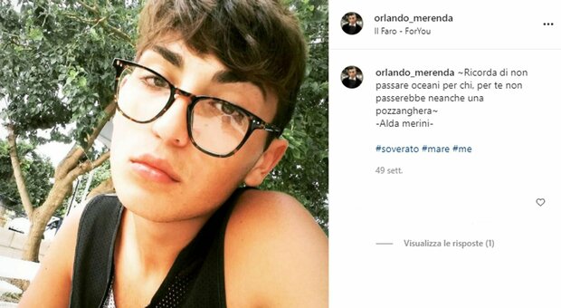 Orlando Merenda suicida a 18 anni, su Instagram offese choc: «Morte ai gay». Aperta un'inchiesta