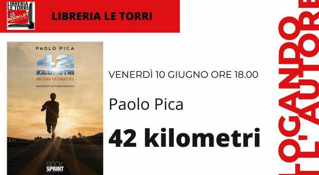 42 kilometri, Paolo Pica presenta il racconto autobiografico alla libreria Le Torri