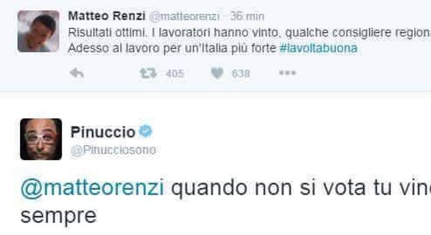 Il tweet di Pinuccio
